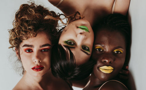 Portrait of beautiful woman