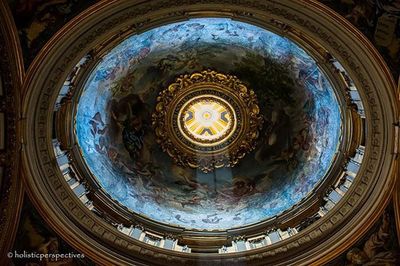 Low angle view of ceiling