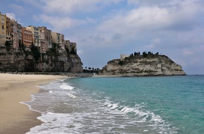 Panoramic view of sea against sky