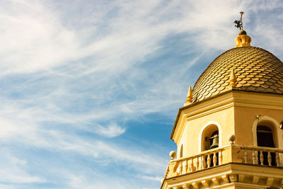 Low angle view of building against sky