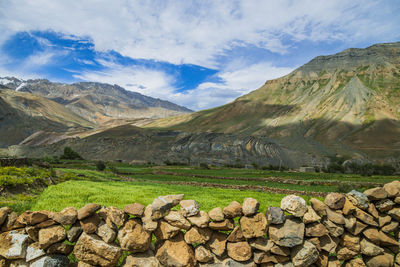 Scenic view of landscape against sky