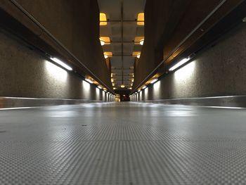 Surface level view of tunnel