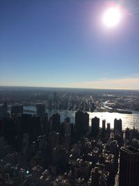 Aerial view of city