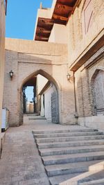 Entrance of historic building