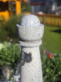 Close-up of fire hydrant