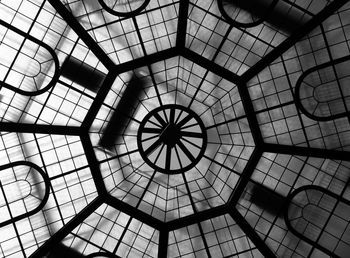 Full frame shot of pattern in ceiling