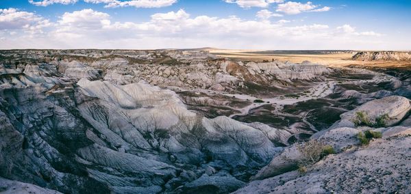 Panoramic view of landscape against sky