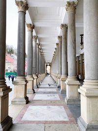 Corridor of building