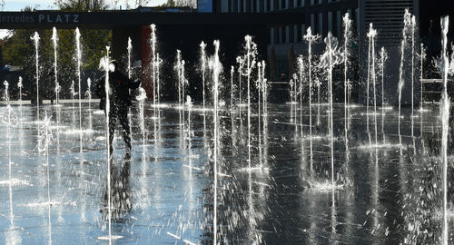 People swimming in pool