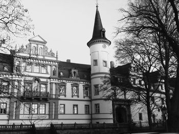 Low angle view of building against sky