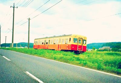 View of railroad tracks