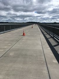 Low angle view of bridge against sky