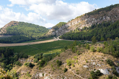 Scenic view of landscape against sky