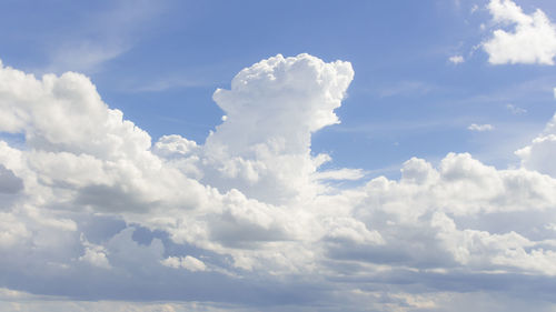 Low angle view of clouds in sky