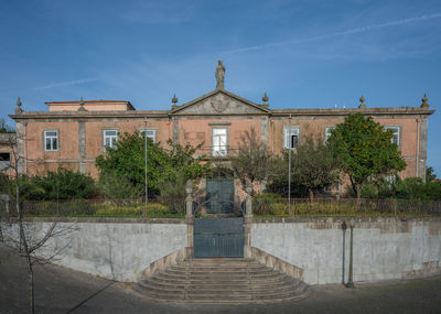 Low angle view of building against sky