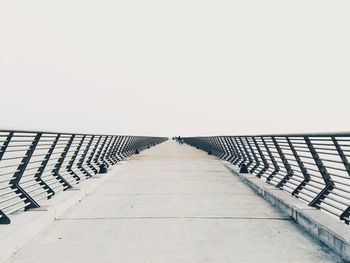 Bridge against clear sky