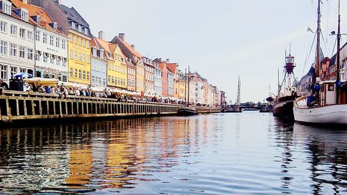 Boats in canal