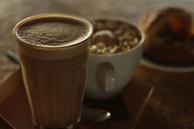 Close-up of coffee cup