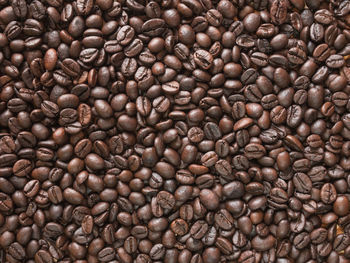 Full frame shot of coffee beans