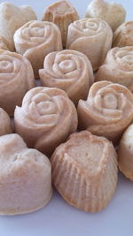 Close-up of bread in plate