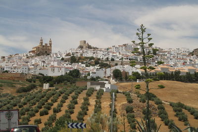 View of cityscape against sky