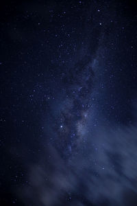 Low angle view of stars in sky