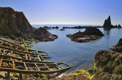 Arrecife de las sirenas, cabo de gata, spain