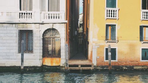 Houses at waterfront 