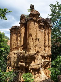 Low angle view of a statue