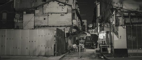 Alley in city