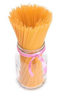 Close-up of food on white background