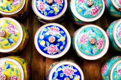 Full frame shot of colorful objects