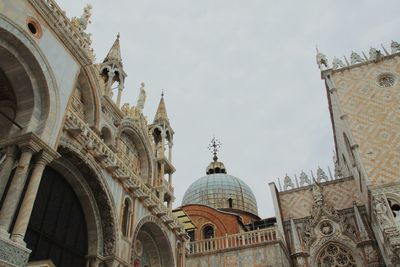 Low angle view of san marco cathedral against sky