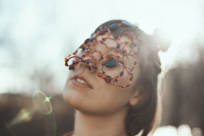 Portrait of man wearing sunglasses