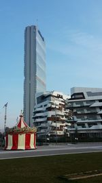 Modern office building against sky