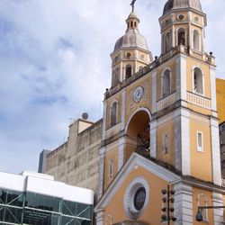 Low angle view of church