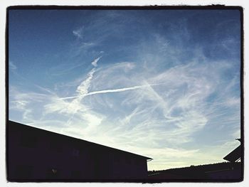 Low angle view of cloudy sky