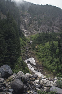 Scenic view of mountains