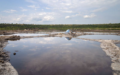 Panoramic landscape, national parks of uganda, africa