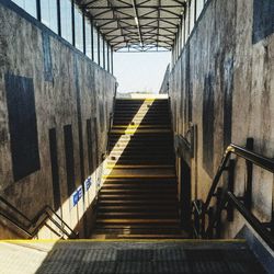 Low angle view of staircase