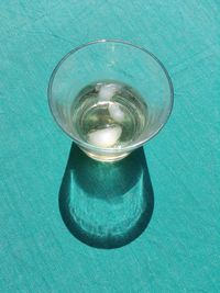 Close-up of beer in glass