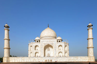 View of monument against blue sky