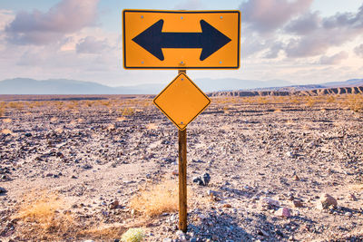 Low angle view of road sign