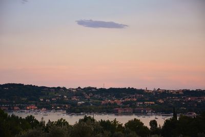 Cityscape at sunset