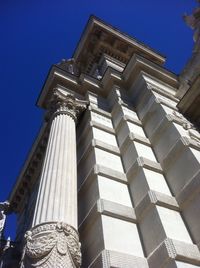 Low angle view of historical building