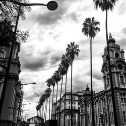 Low angle view of buildings against sky