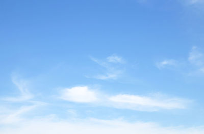 Low angle view of clouds in sky