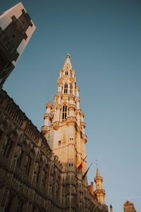 Low angle view of buildings against sky