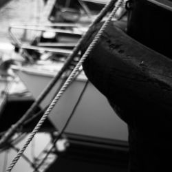 Close-up of boat in water