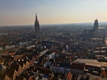 Aerial view of city